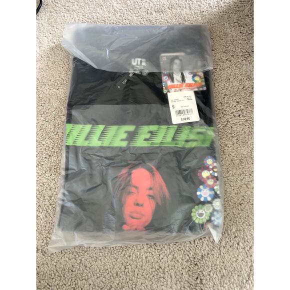 Takashi Murakami x Billie Eilish UNIQLO Photo Print T Shirt Unisex Small - Picture 3 of 3